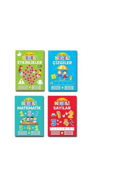 Ema Cocuk Yayinlari Ema Cocuk Egitici Ogretici Neseli 4lu Set Trendyol