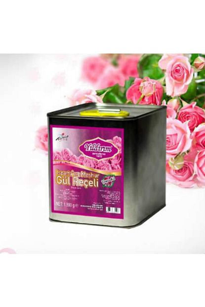Yildirim Sekerleme Isparta Gul Receli 1800gr Metal Ambalaj Trendyol