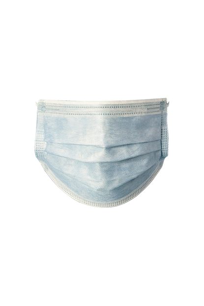 Parris Mavi Filtreli 3 Katli 50 Li Kutu Telli Cerrahi Maske Trendyol