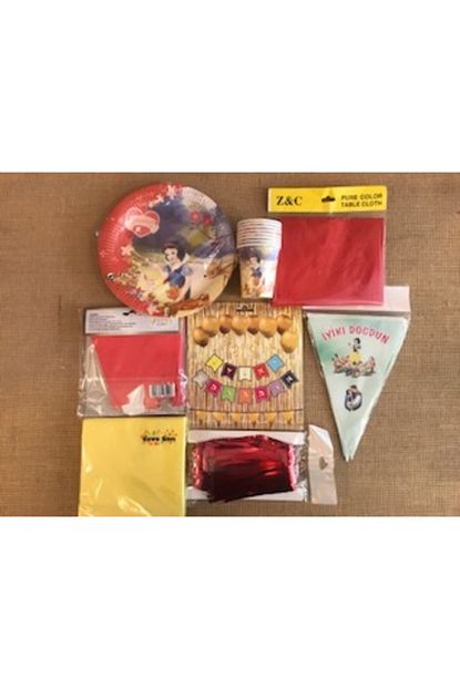Deniz Party Store Pamuk Prenses Temali Dogum Gunu Seti Parti Seti Trendyol