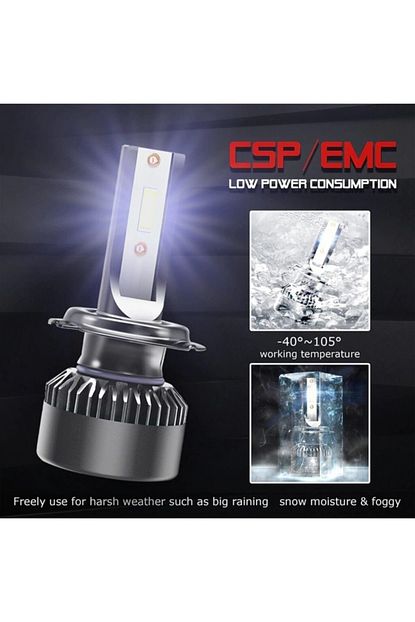Forza Aliya H3 Mini Led Xenon 12 24v 8000 Lumen 6000k Simsek Etkili Trendyol