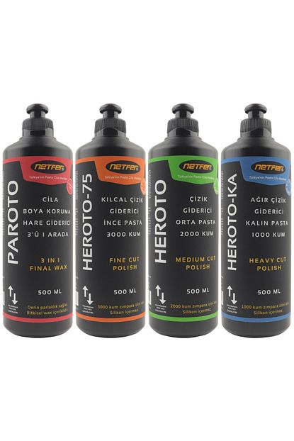 netfer 4 lu pasta cila set 4x500 ml fiyati yorumlari trendyol