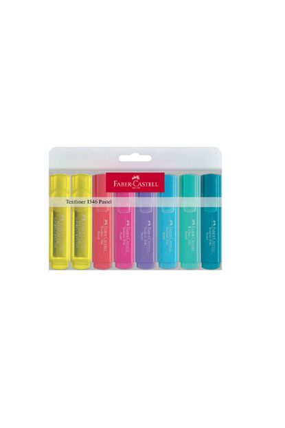 Faber Castell Faber Castell 1546 Pastel Fosforlu Kalem 8 Li Poset 5030154681 Trendyol