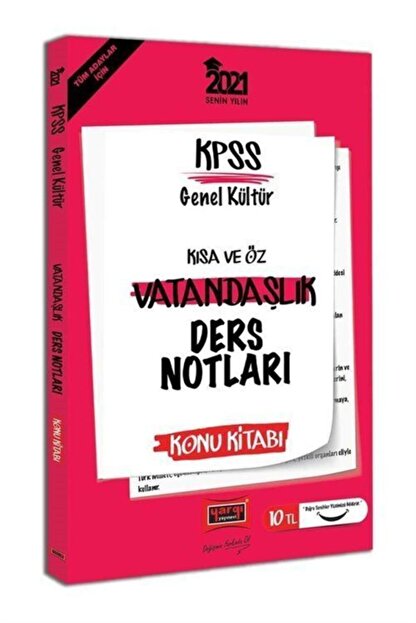 Yargi Yayinevi 2021 Kpss Vatandaslik Kisa Ve Oz Ders Notlari Trendyol