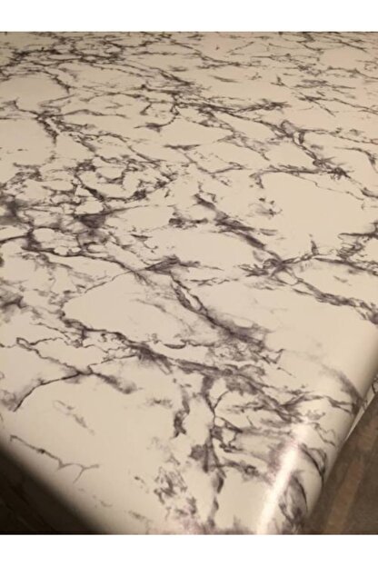 Fantastic Astarli Silinebilir Pvc Musamba Masa Ortusu Gri Fume Mermer Desen 4 6 8 12 Kisilik Trendyol