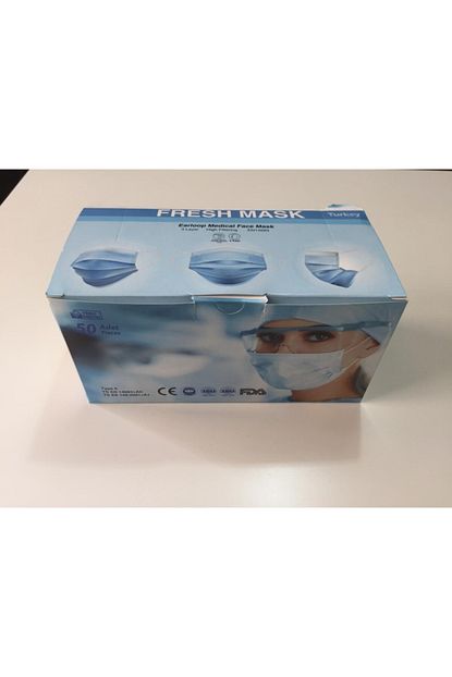 Fresh 3 Katli Renkli Cerrahi Maske 50 Li Siyah Fiyati Yorumlari Trendyol