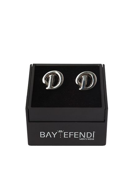 bayefendi harfli gumus renk kol dugmesi d harfi fiyati yorumlari trendyol