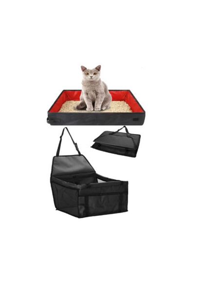 Carneil Kesaksesuar Askili Siyah Su Gecirmez Kedi Tasima Canta Kedi Tuvaleti Katlanabilir 1 1 Kes Aks 153 Trendyol