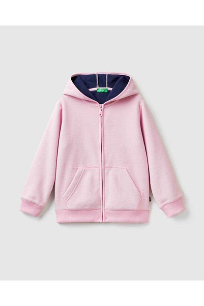 United Colors Of Benetton Erkek Cocuk Acik Pembe Polar Sweatshirt Trendyol