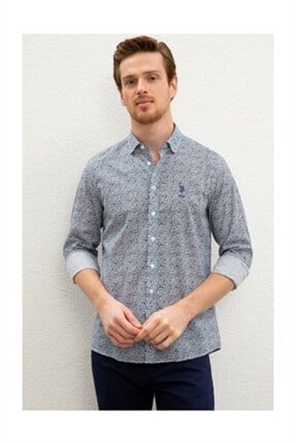 U S Polo Assn Mozell Erkek Dokuma Gomlek Trendyol
