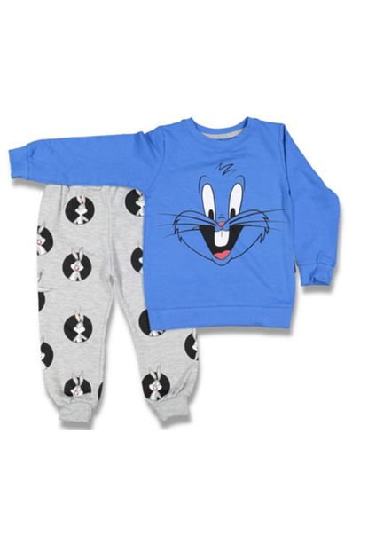 bebbelife unisex bebek mavi biyikli
