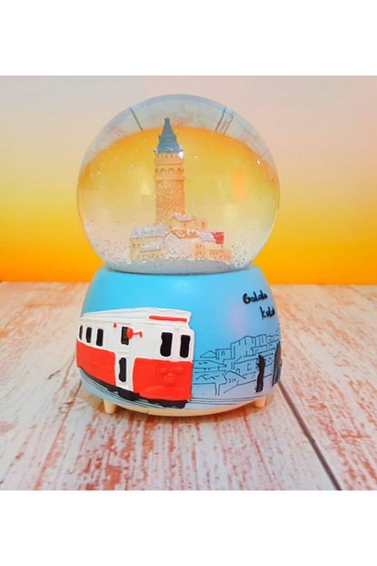 Hediye Deposu Istanbul Galata Kulesi Tasarimli Buyuk Boy Otomatik Puskurtmeli Kar Kuresi Trendyol