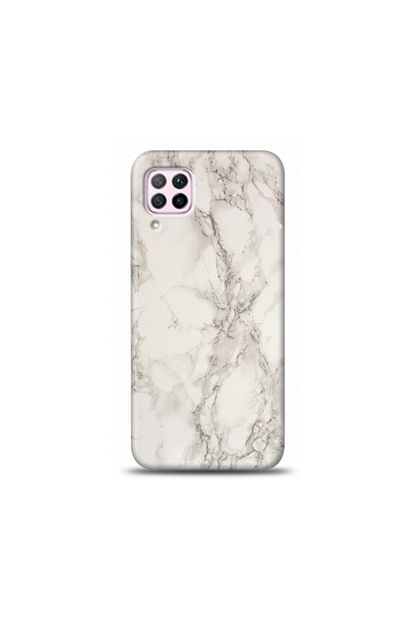 huawei p40 lite beyaz mermer desenli