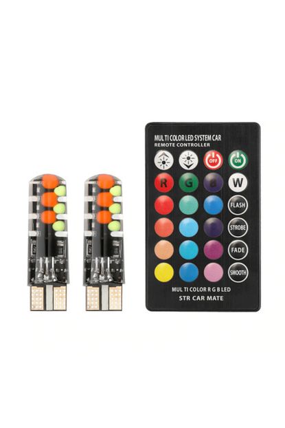 Car19 T10 Park Led Kumandali 16 Renk Ve Cakarli Secenegi Ile Park Lambasi Trendyol
