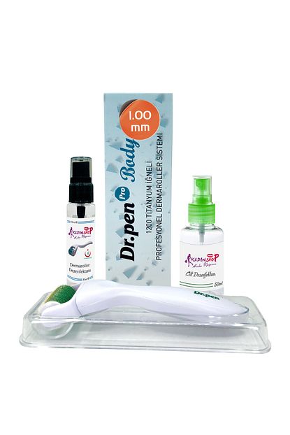 Dr Pen Body Dermaroller 1 00 Mm Vucut Icin Titanyum 1200 Igneli Orijinal Derma Roller Trendyol