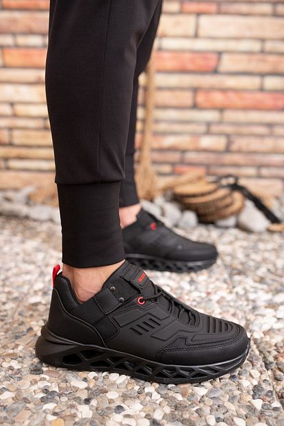 Riccon Siyah Kirmizi Erkek Sneaker 00122021 Trendyol