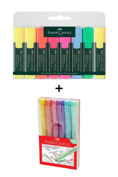 Inn Design Pack Faber Castell 14 Renk Fosforlu Kalem Seti Trendyol