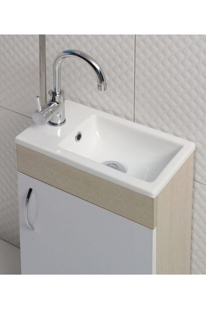 turkuaz mini lavabo 24 42 cm banyo ve tuvalet icin fiyati yorumlari trendyol