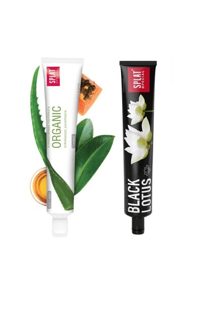 Splat Special Organic Aloe Vera Dis Macunu 75 Ml Black Lotus Dis Macunu 75 Ml Trendyol