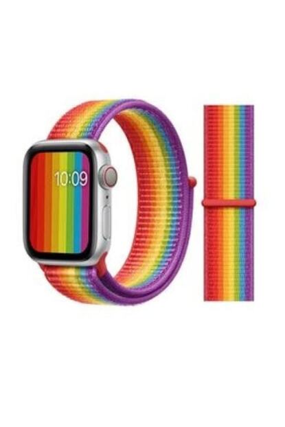 Mopal Metal Apple Watch Akilli Saat Kordonu Universal 42mm 44mm A Kalite Gokkusagi Renkleri Trendyol