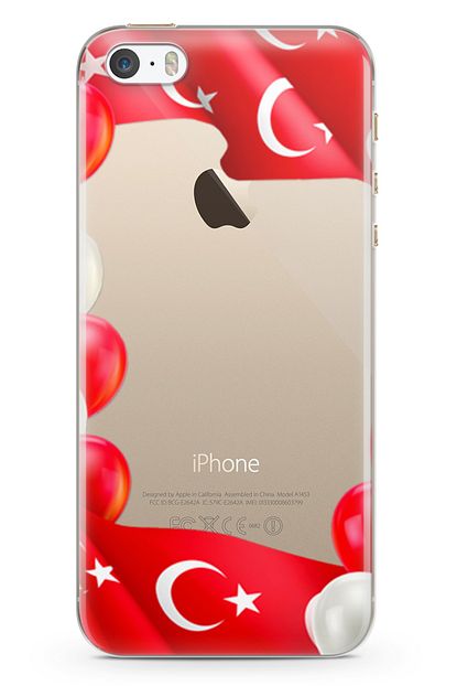 lopard apple iphone 5s kilif balonlar turkiye bayragi arka kapak koruma desenli full koruyucu fiyati yorumlari trendyol