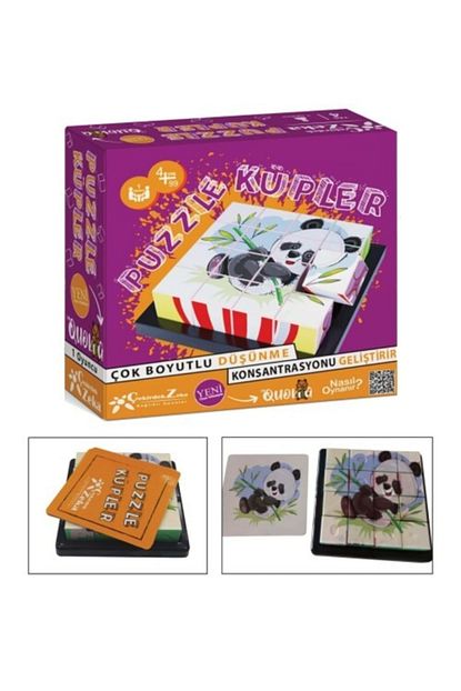 Ayasegiticioyuncak Puzzle Kupler Renkli Yeni Trendyol