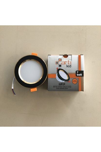 Arti Led 3 Renk Beyaz Kirik Beyaz Gunisigi Siyah Gold Led Spot 7w Trendyol