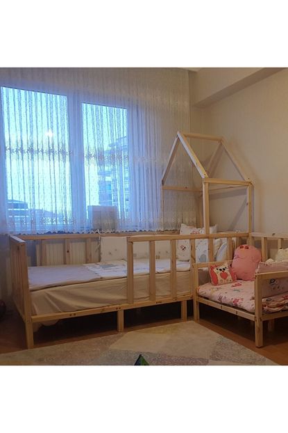 Montessori Kenar Korumali Cift Catili Yatak Okba Trendyol
