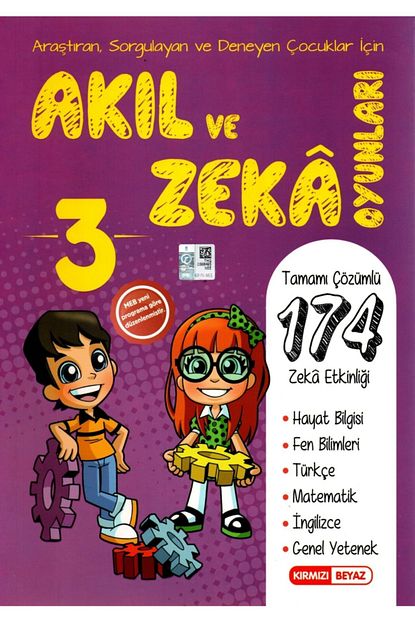 Kirmizi Beyaz Yayinlari 3 Sinif Akil Ve Zeka Oyunlari Trendyol