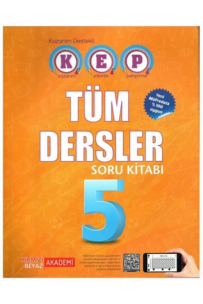 Kirmizi Beyaz Yayinlari 5 Sinif Kep Tum Dersler Soru Bankasi Trendyol