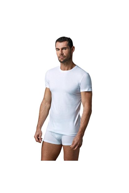 Dagi Erkek Compac 0 Yaka Yarim Kollu T Shirt Dg5120 Trendyol