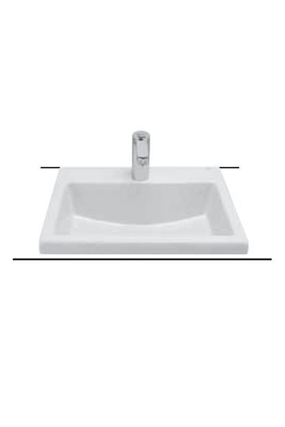 kale banyo lotus 50x40cm tezgahustu