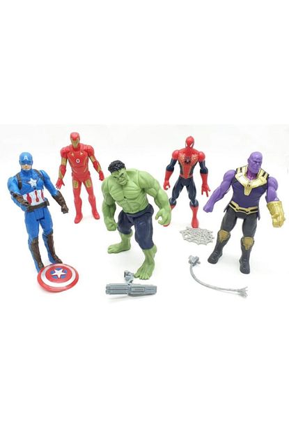 Can Ali Toys Avengers Super Kahramanlar End Game 5 Li Figur Set Trendyol