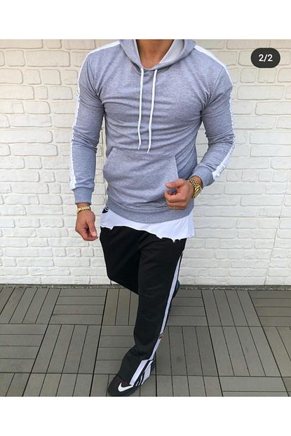 Rascomoda Erkek Spor Kapusonlu Sweat Trendyol