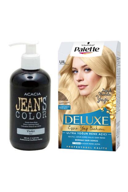 Palette Deluxe Uil Ultra Yogun Renk Acici Acacia Mor Sac Boyasi 250ml Trendyol