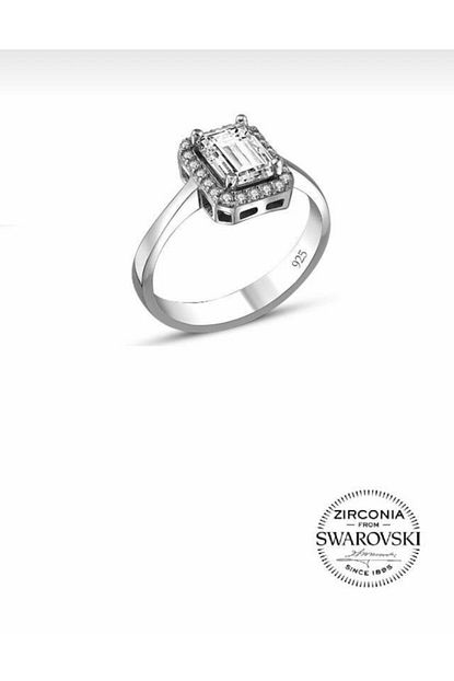 Aktuel Swarovski Tasli Baget Tas Yuzuk Trendyol