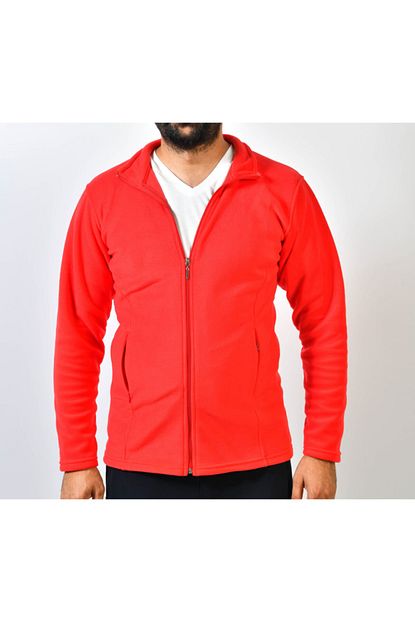 Silverlife Erkek Kirmizi Polar Ceket Trendyol