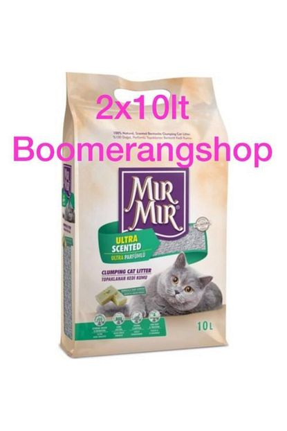 Mirmir Baby Mirmir Yesil Sabun Kokulu Topaklanan Kedi Kumu 2x10lt Trendyol