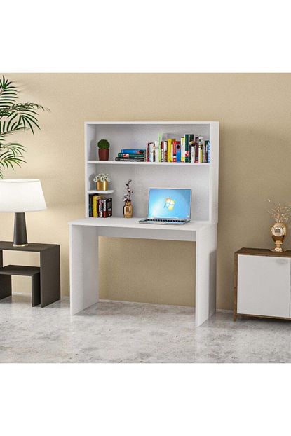 Sdt Ticaret Izmir Perakende Beyaz Calisma Masasi Bilgisayar Masasi Laptop Masasi Ders Masasi Trendyol
