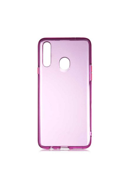 Mobax Galaxy A20s Renkli Transparan Mor Kilif Trendyol