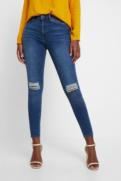 Macchinga Kadin Mavi Dizi Yirtik Yuksek Bel Skinny Jeans Trendyol Kadın skinny jean kot modellerini h&m online mağazasında keşfedin! try