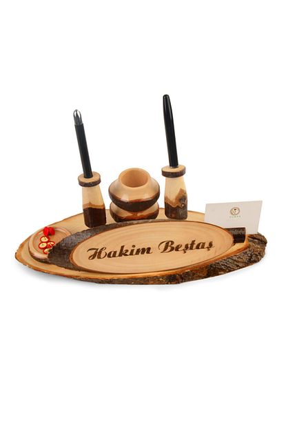 Masa Üstü Isimlik Ahşap