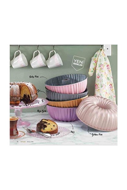 Emsan Griss Hard 24 Cm Dokum Kek Kalibi Mor Fiyati Yorumlari Trendyol