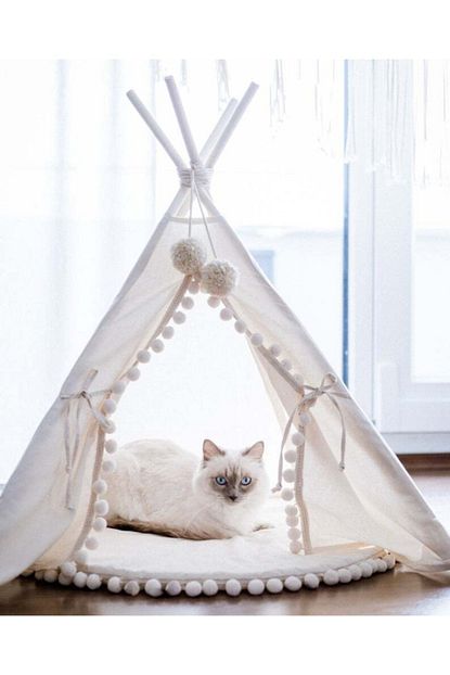 Bundera Kizilderili Kedi Kopek Kulubesi Evi Ve Leke Tutmaz Yatagi Trendyol