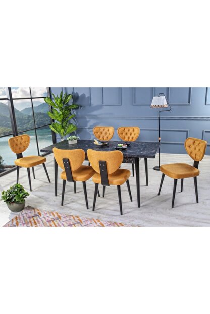 Stoker Aston Yemek Masasi Yemek Masa Takimi Salon Yemek Odasi Trendyol