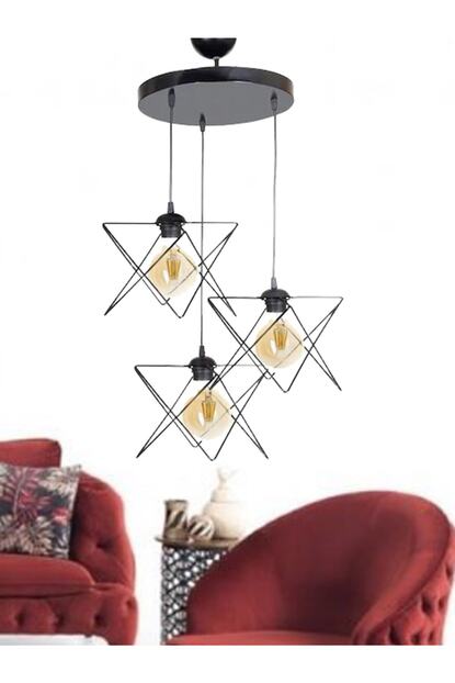 Etsylight Prizma Lux 3 Salon Sarkit Avize Trendyol