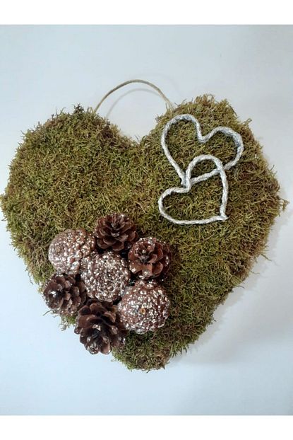 Floralmoss Kalp Yosun Duvar Susu Trendyol