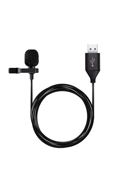 Streak Usb Girisli Bilgisayar Laptop Pc Mac Youtuber Yaka Mikrofonu Trendyol
