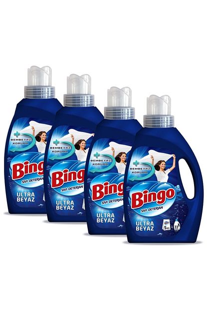 Bingo Ultra Beyaz Sivi Deterjan 2145ml 33 X 4 132 Yikama Trendyol