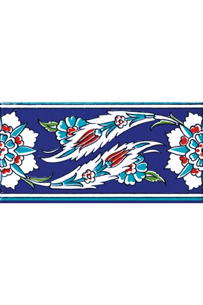 armada cini ks 18 osmanli yaprak desenli seramik cini bordur 10x20 cm fiyati yorumlari trendyol